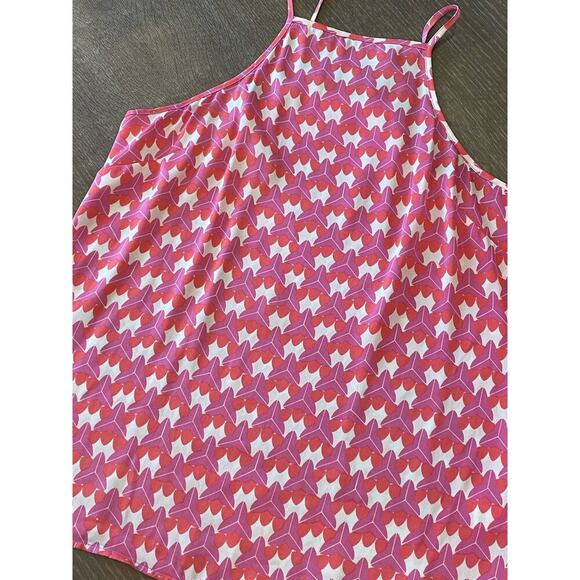 Banana Republic x Milly Collection Pink Orange Tank Top Shirt Women's size S - Picture 6 of 11